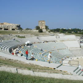 Attrezzamento Teatro Greco di Siracusa