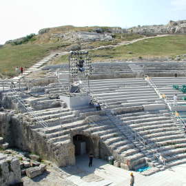 Attrezzamento Teatro Greco di Siracusa