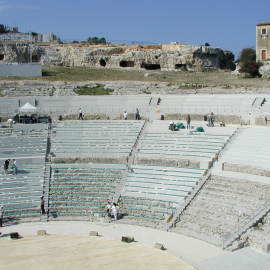 Attrezzamento Teatro Greco di Siracusa