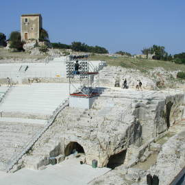 Attrezzamento Teatro Greco di Siracusa