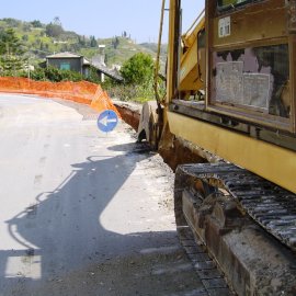 Strada e viadotto a Villafranca Tirrena