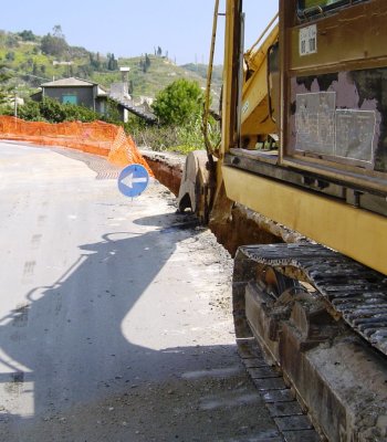 Strada e viadotto a Villafranca Tirrena