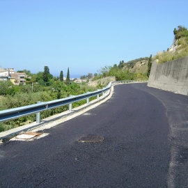 Strada e viadotto a Villafranca Tirrena