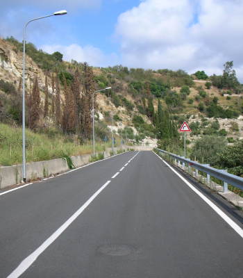 Strada e viadotto a Villafranca Tirrena