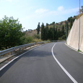 Strada e viadotto a Villafranca Tirrena