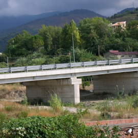 Strada e viadotto a Villafranca Tirrena