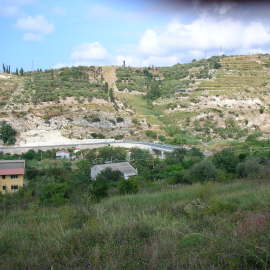 Strada e viadotto a Villafranca Tirrena