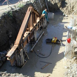 Strada e viadotto a Villafranca Tirrena