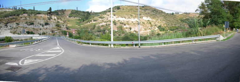 Strada e viadotto a Villafranca Tirrena
