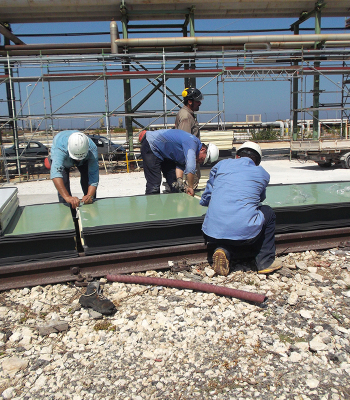 Coperture ermetiche vasche impianti